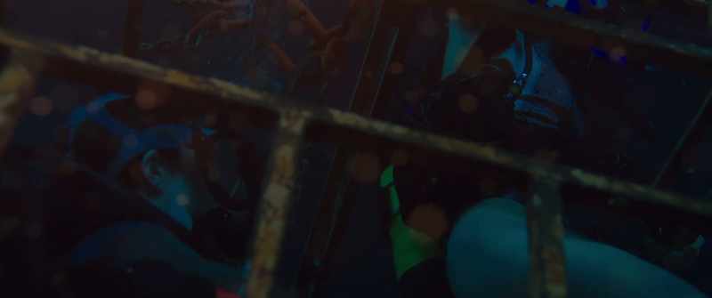 Javier is coming down. He's gonna connect the cage