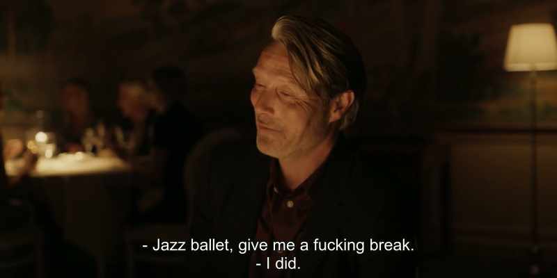 Jazz ballet, give me a fucking break. - I did