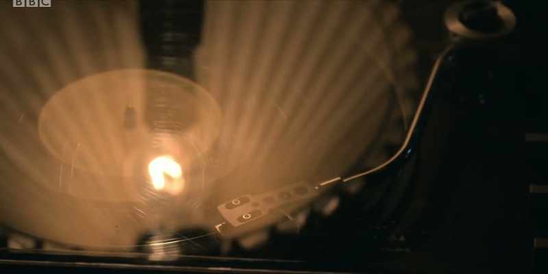 JAZZ MUSIC PLAYS, TYPEWRITER CLACKS