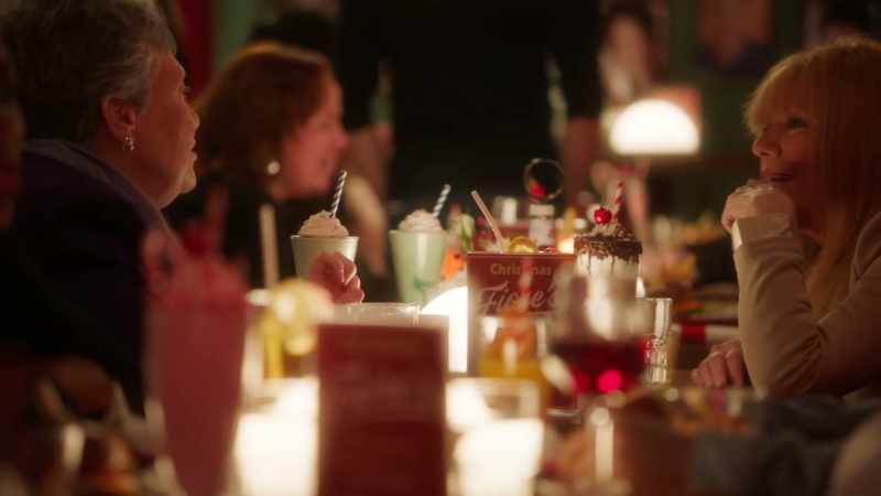 (jazz playing) - (guests chattering)