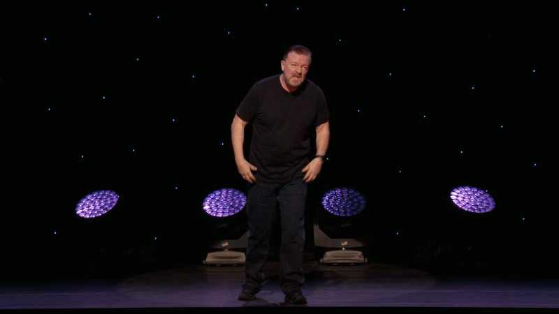 Jeans, black T-shirt