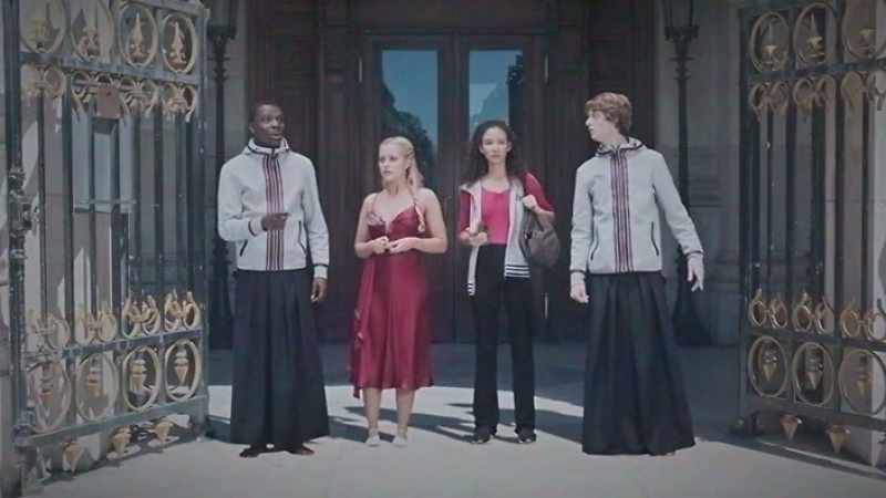 (Jeff) Why is everyone dressed like my mom? (Isaac) Guys, what is that?