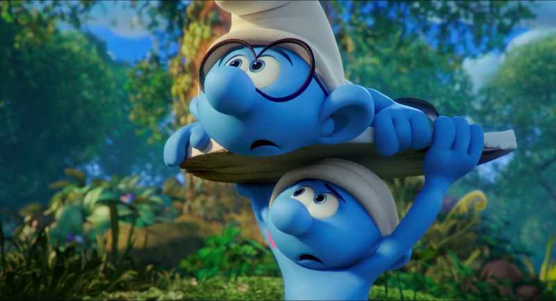 JEFFORDS: For that scene for instance, like Smurfboarding