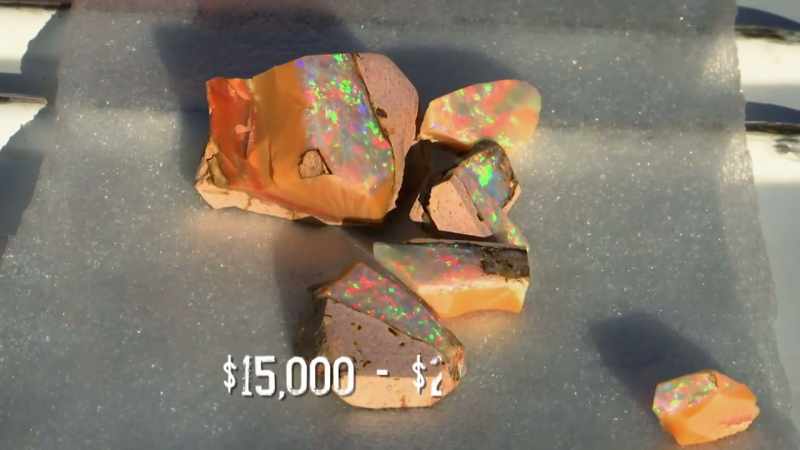 Jeffrey's pieces are worth between $15,000 and $20,000