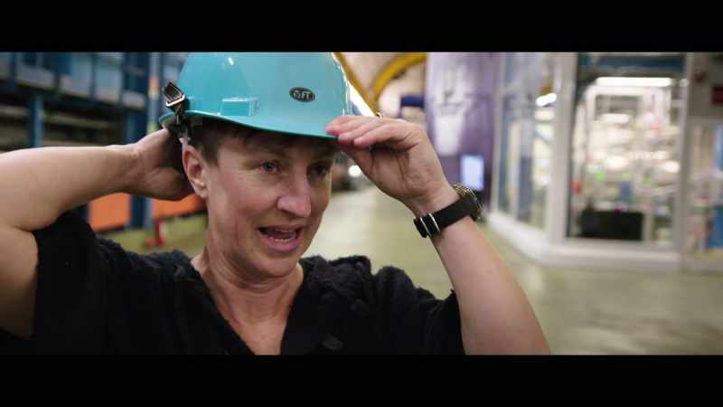 [Jennifer] I keep having to, like, loosen my helmet