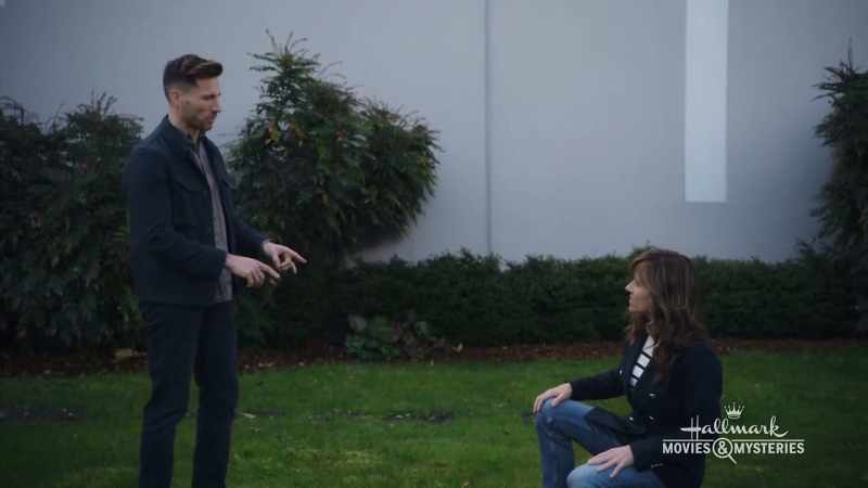 Jess, she goes in, she goes to kiss him