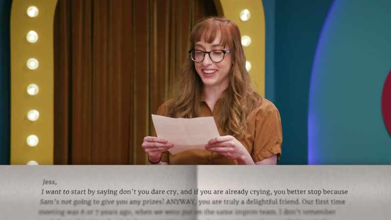 Jess, I wanna start by saying don't you dare cry