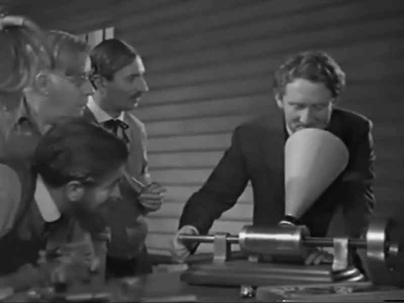 Jimmy, bring it to Mr. Edison, but carefully