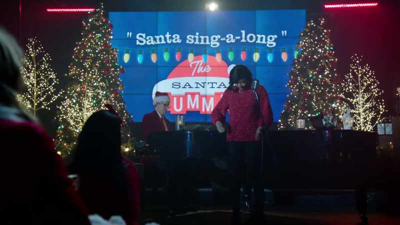 [Jingle Bells playing on piano]