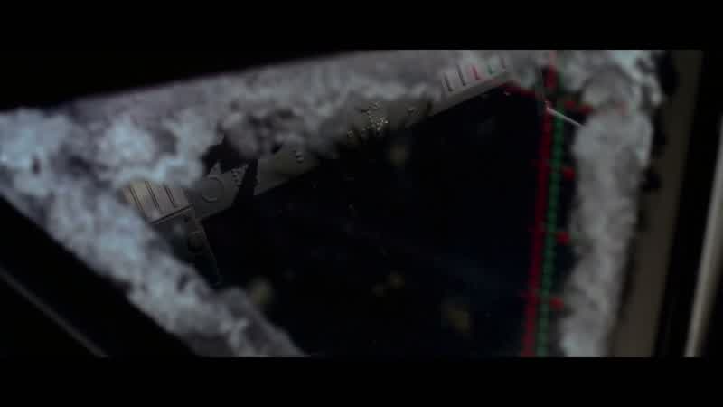 Houston we're getting our first look at the service module nowOne whole side of the spacecraft is missingRight by the high gain antennae a whole panel is blown outright up right up to our heat shield