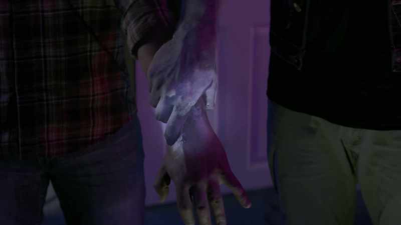 [Joe screaming] [bones cracking]