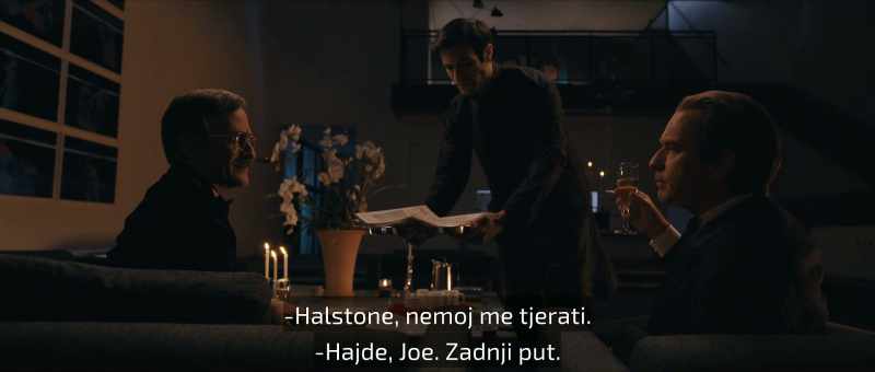 Joe's gonna read them. - Oh, Halston, please don't make me