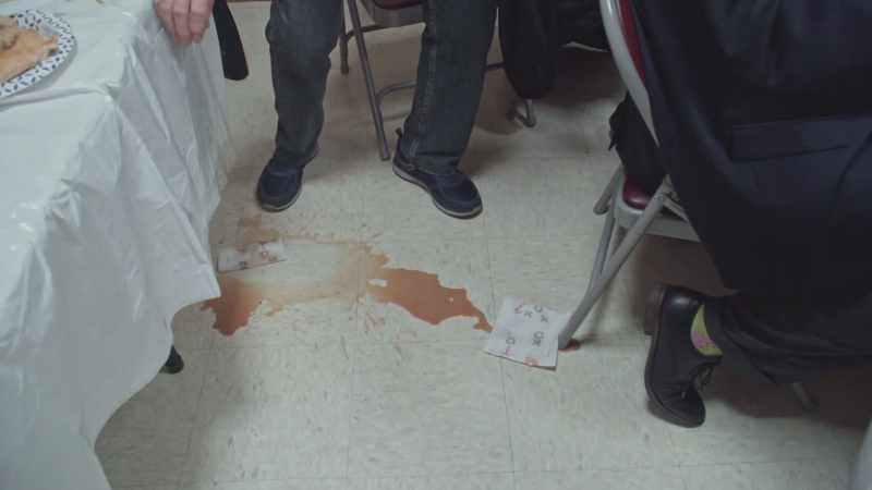 JOHN: After the room was deemed clean enough