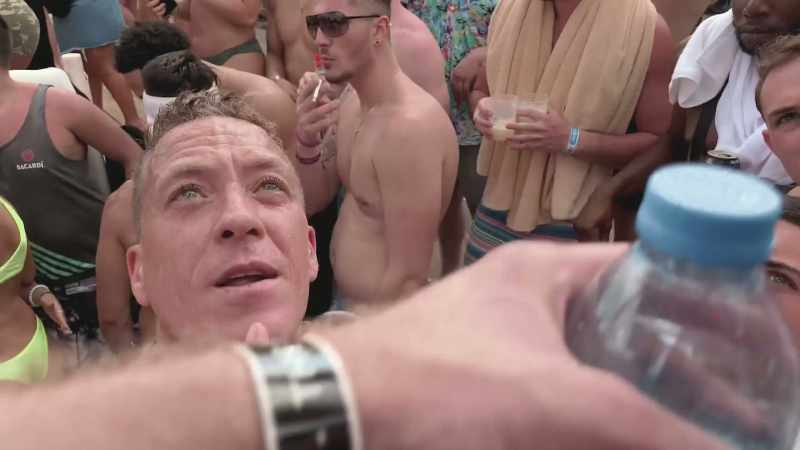 JOHN: Apparently, I was in every single shot