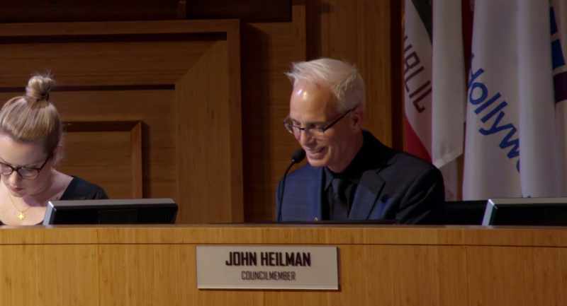 JOHN: Council member John Heilman and myself