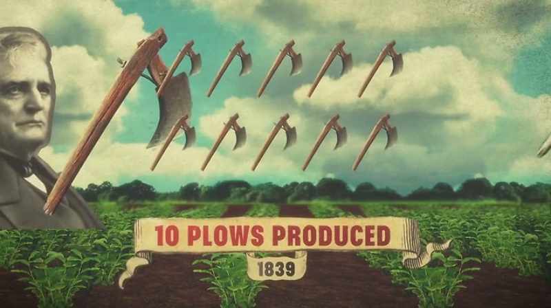 John deere only sold 10 plows in 1839