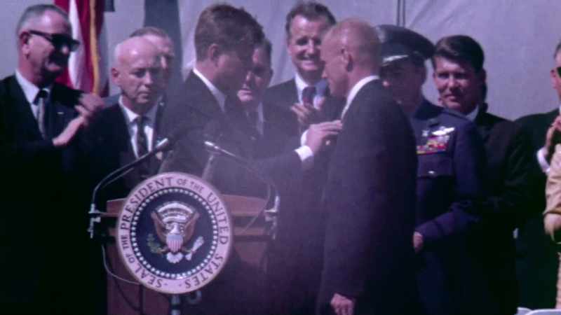 John Glenn now points out details