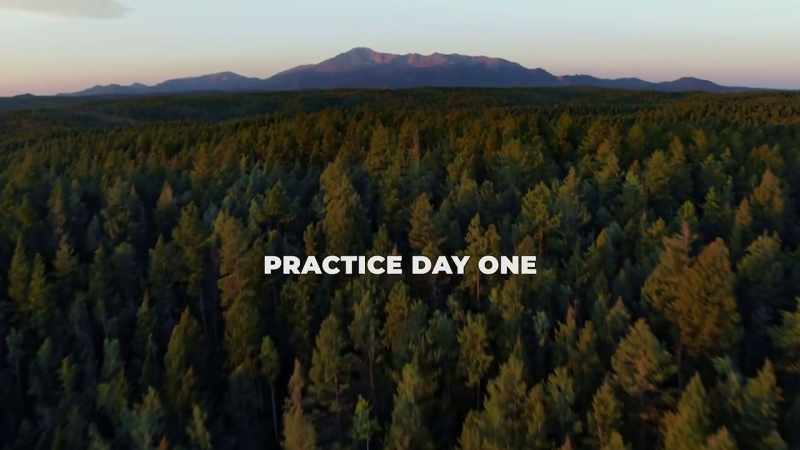 JOHN HINDHAUGH [VOICEOVER]: It's practice