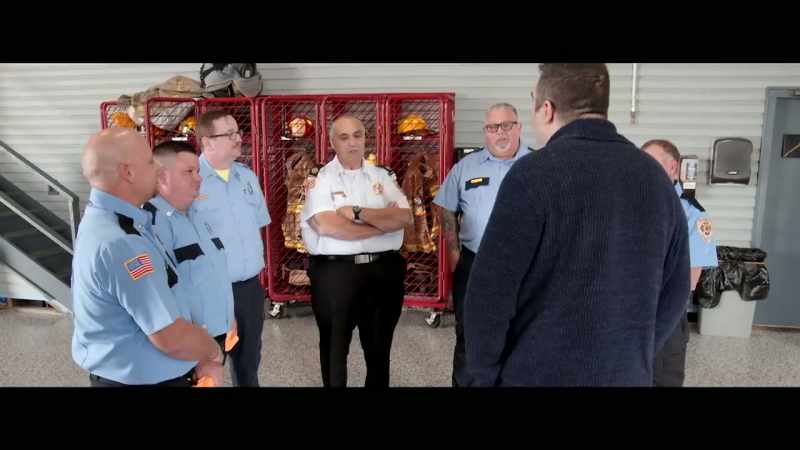 JOHN: I actually went to a firehouse
