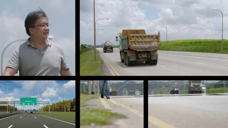 John kwok: This highway is extra wide