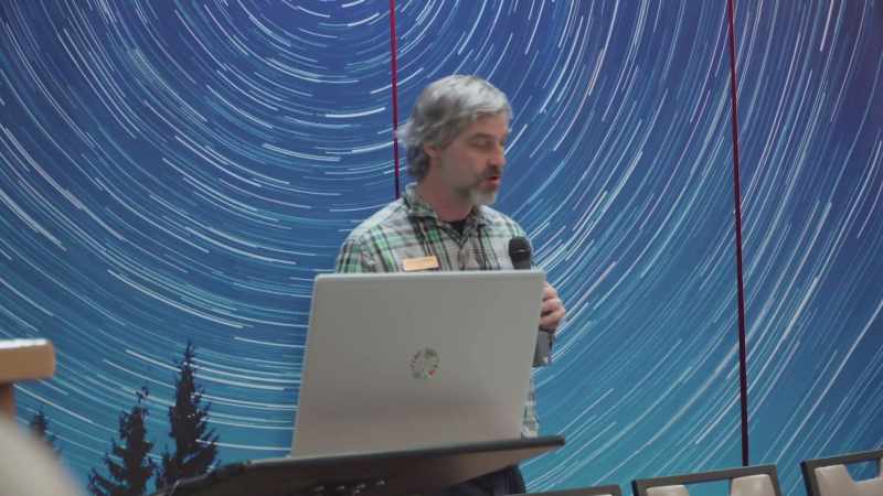 JOHN: The conference was almost over