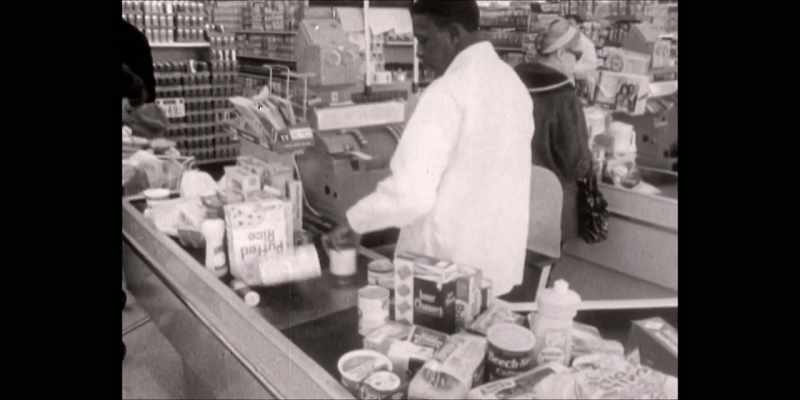 John works at the grocery store