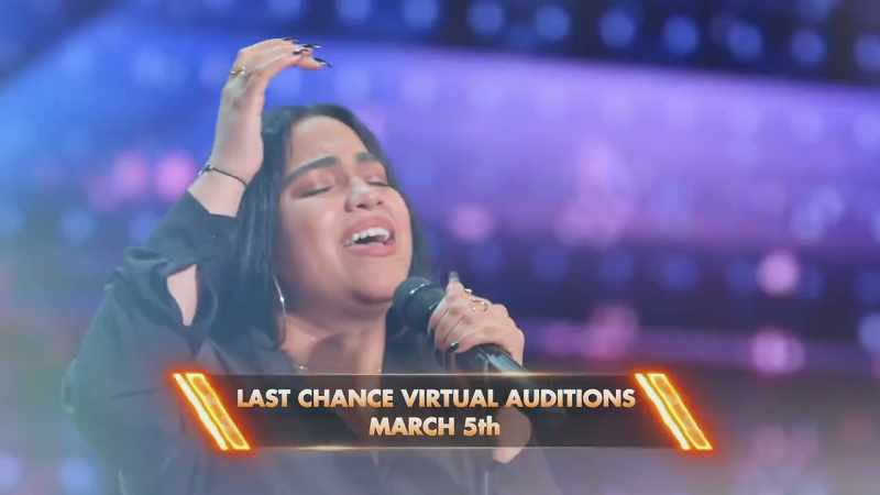 Join us for this last chance virtual audition