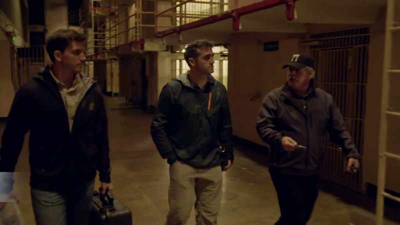 Joining me under the main cellblock is geophysicist Stefan Burns
