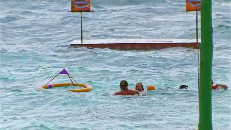Jonathan has popped the buoy for Taku