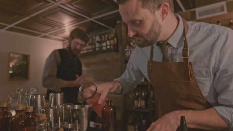 [Jonathan] When I'm making a drink, especially the bourbon