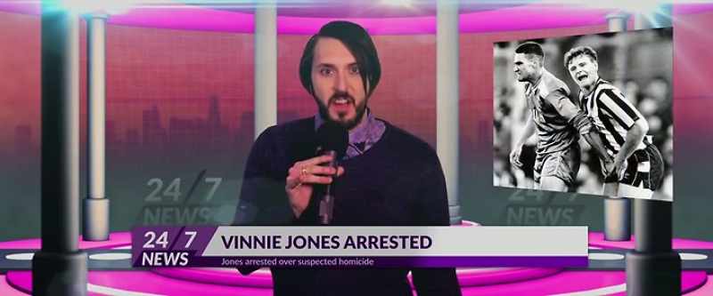 Jones has a reputation on the soccer field