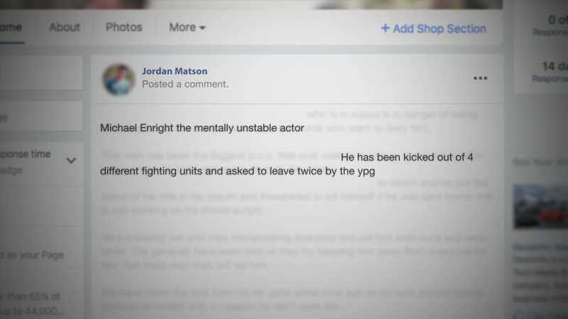 Jordan Matson said Michael was unstable