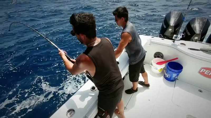 [josh] this has been a fight, man versus fish. -[shane] yeah