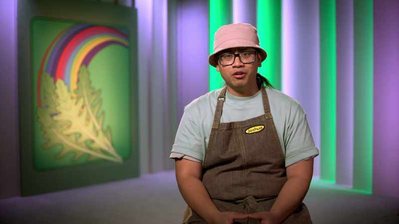 JOSHUA: Chef Leon started coming at me