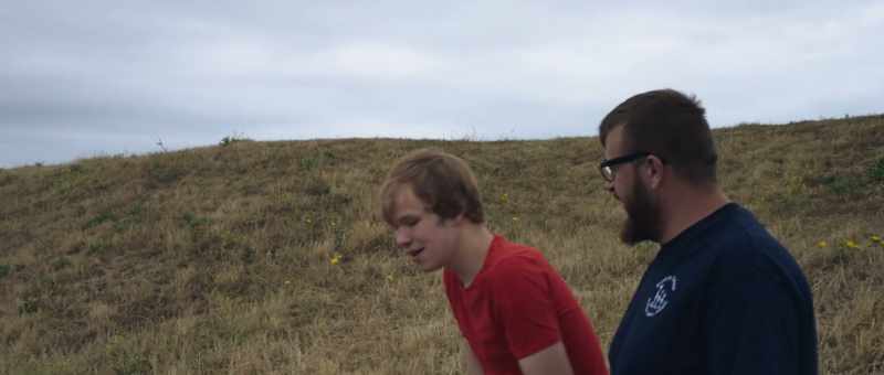 Joss, the dog's gone now, we're gonna keep walking