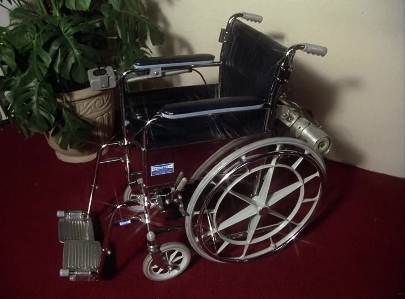 Jourdan got away. And he left his wheelchair behind