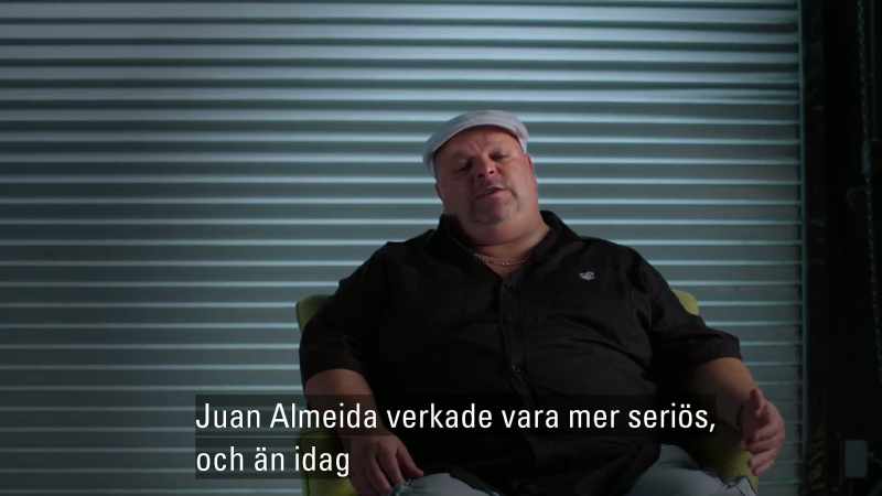 Juan Almeida comes off as a much more serious guy