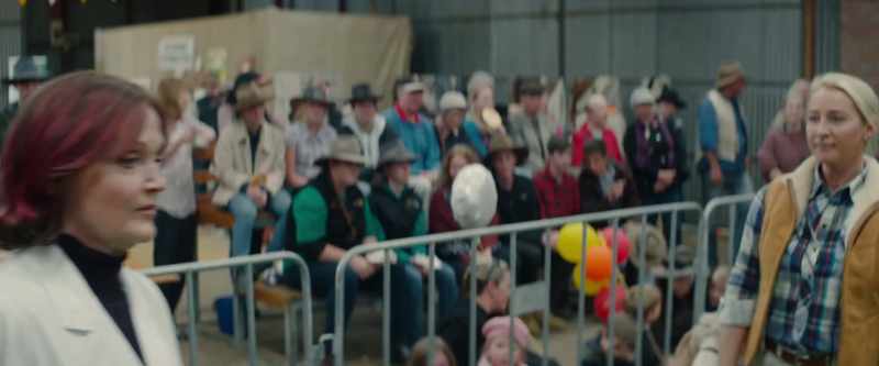 Judging today is the new district vet Kat O'Connell