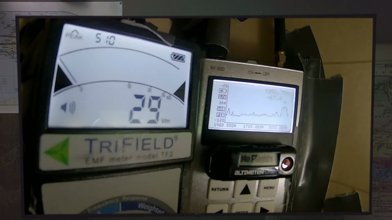 Jumped up suddenly to a spike in voltage