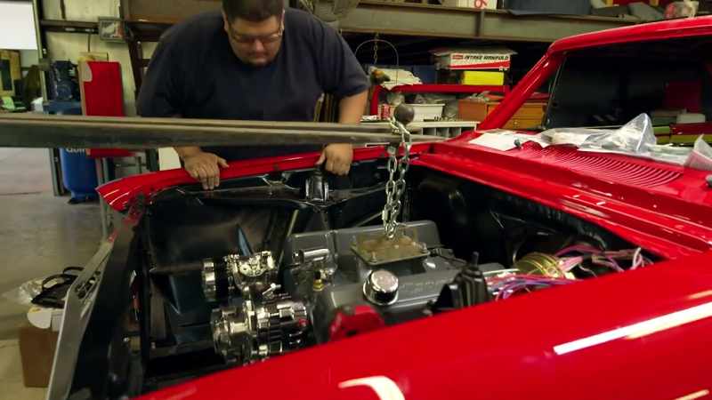 [Junior] I'm getting the small block for the Chevy II installed