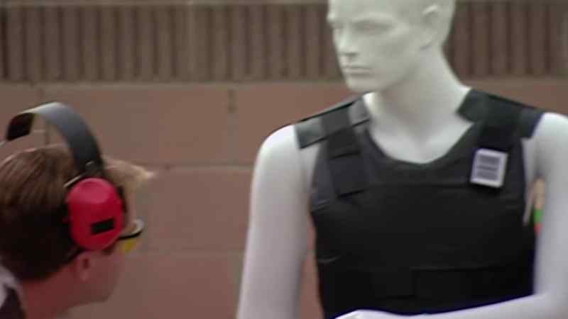 ( junior ) well, we're testing out the new bulletproof vests