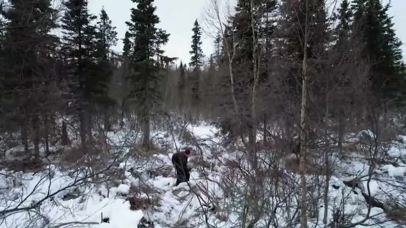 Just cutting this trail out, it's like a huge amount of work