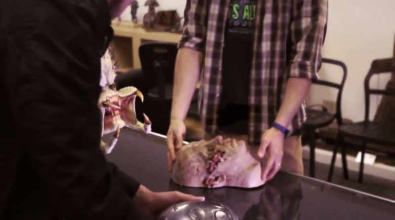 Just don't lick the zombie head, um