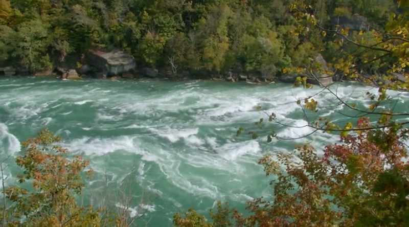 Just downstream from the Niagara Glen