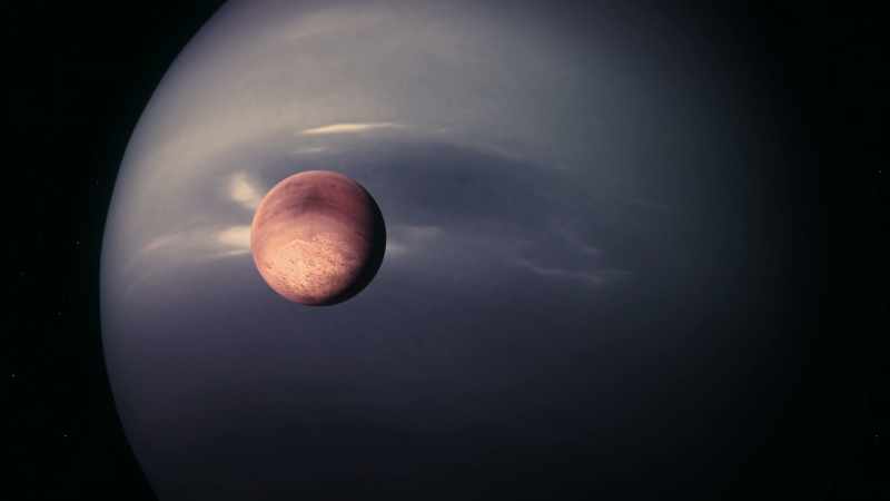 Just in time, Neptune's moon, Triton