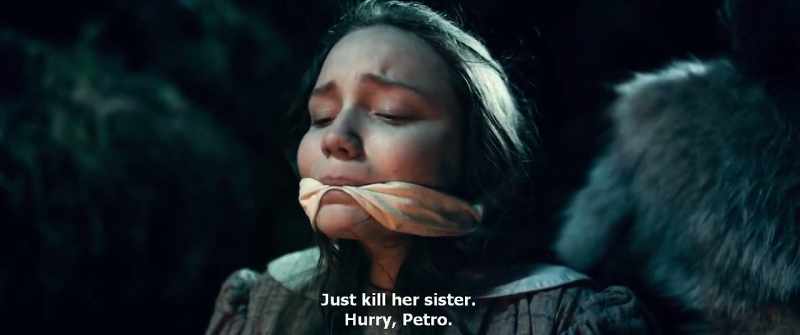 Just kill her sister. Hurry, Petro
