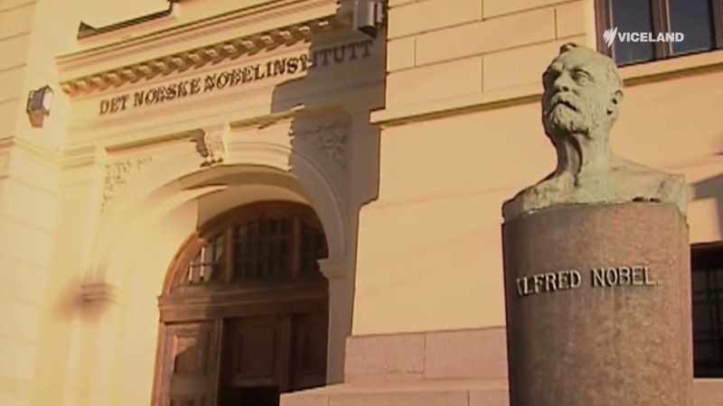 Just before Nobel died in 1896, he specified that his considerable