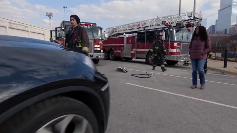 Just one vehicle involved? - Yeah, it was crazy