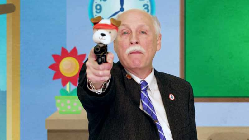 Just remember to point Puppy Pistol's mouth