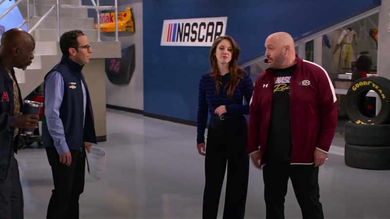 Just showing Catherine around the garage, and, except for me